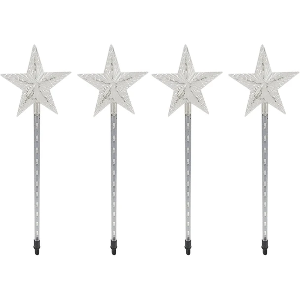 Alpine 25 In. LED Shooting Star Garden Stake (4-Pack) COR220-4