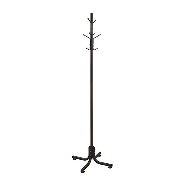 Manufacturer Varies Coat Rack,Black,21 in. D,70 in. W 45NG63