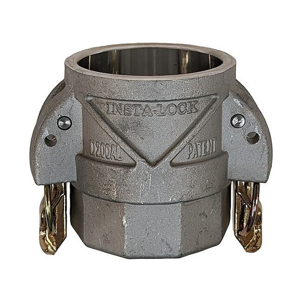 Insta-Lock Coupler with Locking Arms,2 x 2In,250psi QCG-D200