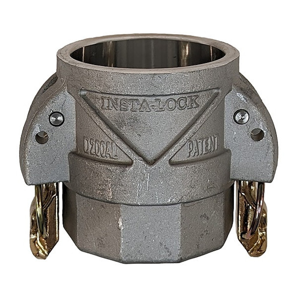 Insta-Lock Cam and Groove Coupling,1-1/2",Aluminum QCG-D150 Insta-Lock Cam and Groove Coupling,1-1/2",Aluminum QCG-D150
