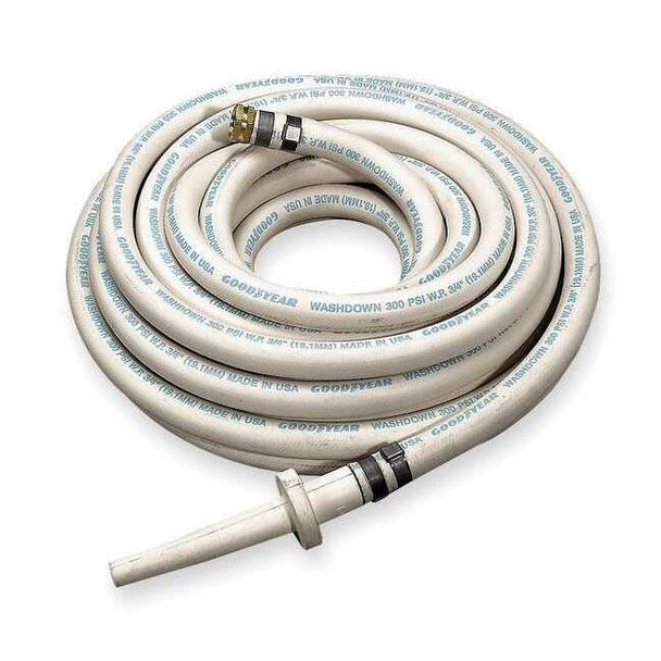 Continental 3/4" ID x 50 ft EPDM Coupled Washdown Hose WT 20069315