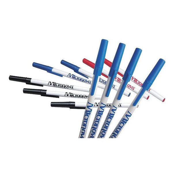 Micronova Pen,Blue,Non-Erasable,Ballpoint,PK100 PEN02IR