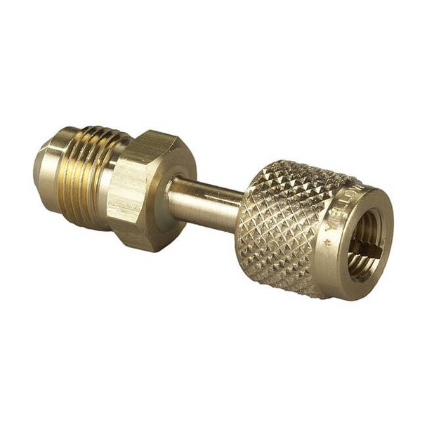 Yellow Jacket Quick Coupler,180 Deg,8 1/4 in L,Bronze 19102