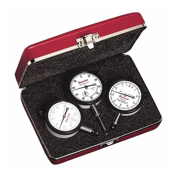 Starrett Dial Indicator Set,AGD 2,Size 2.250" S253Z