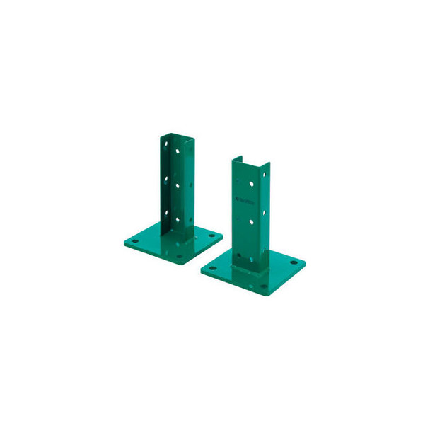 Global Industrial Pallet Rack Footplate 8""W x 8""L x 11-4/5""H 2 Pieces 24 Set