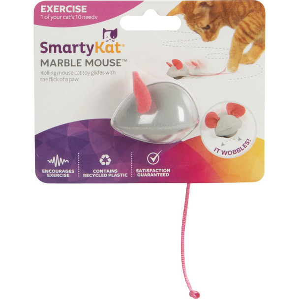 SmartyKat Marble Mouse Rolling Marble Cat Toy 38024-94987-024