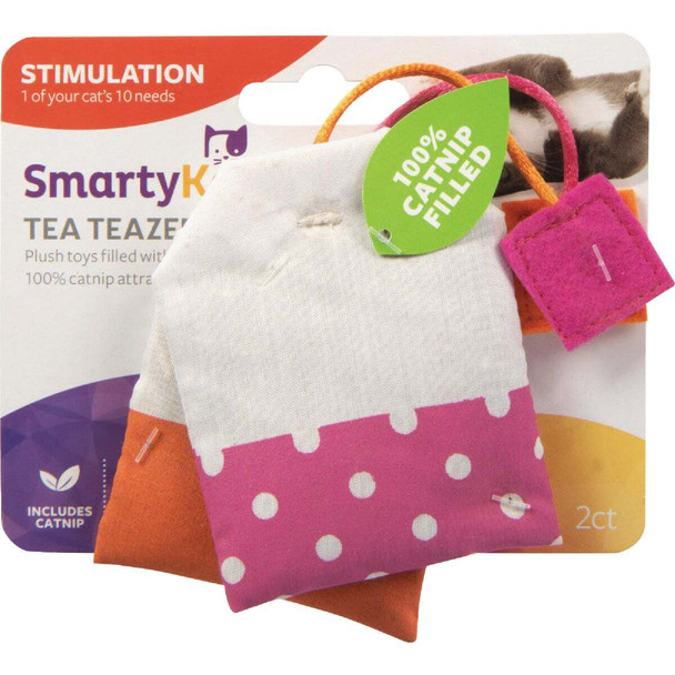 SmartyKat Tea Teazers  Catnip Filled Cat Toy (2-Pack) 38021-99997-024