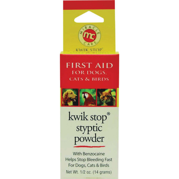 Miracle Care Kwik-Stop 0.5 Oz. Styptic Powder 423594