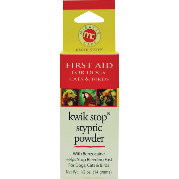 Miracle Care Kwik-Stop 0.5 Oz. Styptic Powder 423594
