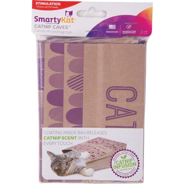 SmartyKat Catnip Caves Cat Toy (2-Pack) 09318-94967-024