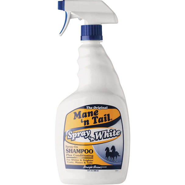 Mane 'n Tail Spray 'n White 32 Oz. Spray-On Horse Shampoo 544876