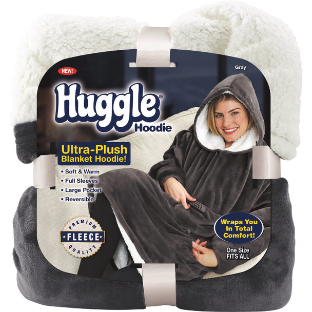 Huggle Fleece Blanket Hoodie HHGR-MC12/3