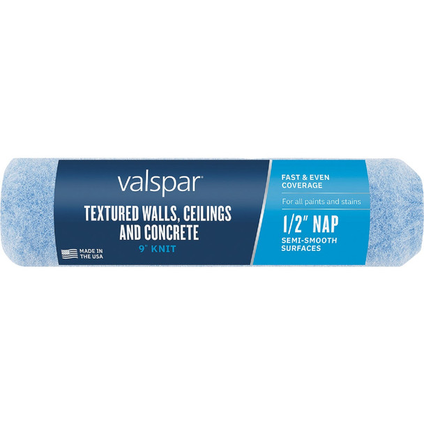 Valspar 9 In. x 1/2 In. Knit Textured Walls, Concrete & Decks Roller Covers