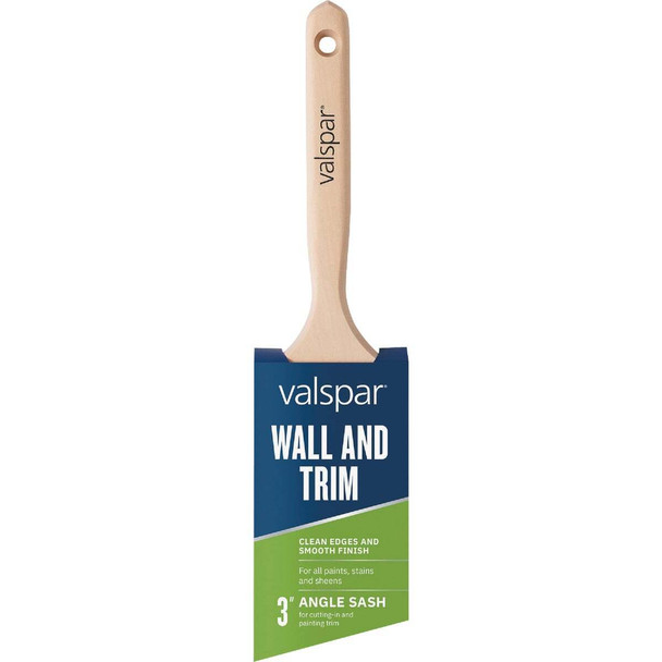 Valspar 3 In. Wall & Trim Angle Sash Brush 882540500