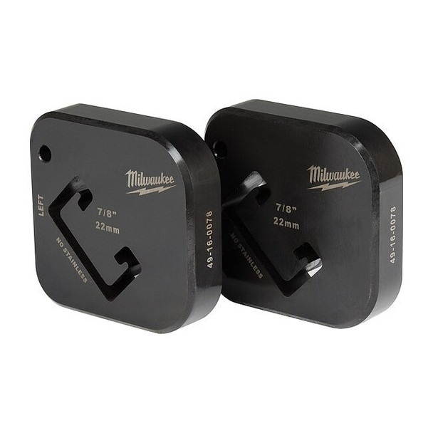 Milwaukee Tool 7/8" x 1-5/8" Single Strut Shearing Dies 49-16-0078