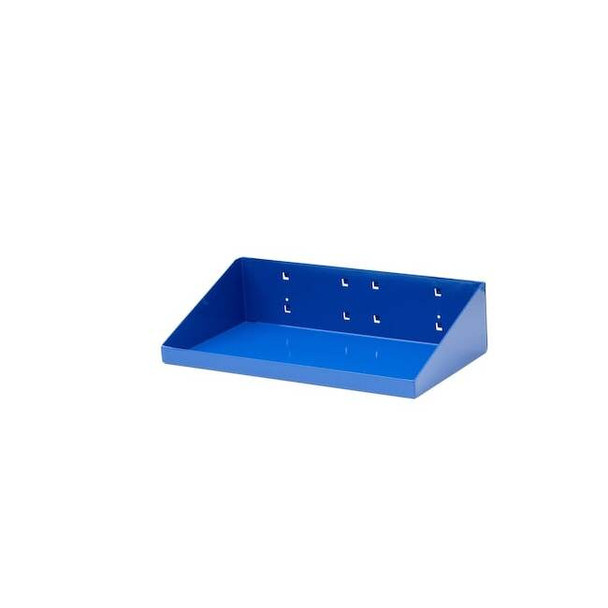 12 In. W x 6 In. D Blue Epoxy Coated Steel Shelf for LocBoard