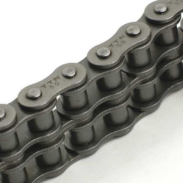Tritan Roller Chain,10 ft L,SS,Tensile 8100 lbf 40-2R X 10FT Tritan Roller Chain,10 ft L,SS,Tensile 8100 lbf 40-2R X 10FT