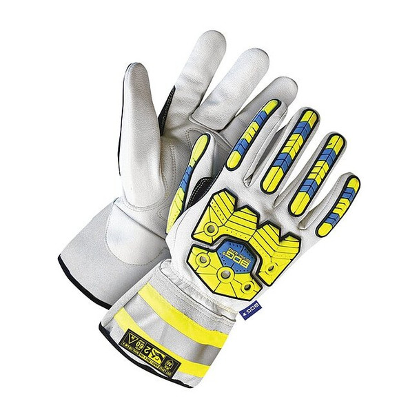 Bdg Cut-Resistant Leather Gloves, Cut Level A5 ,XS 1 PR 20-1-10698-XS