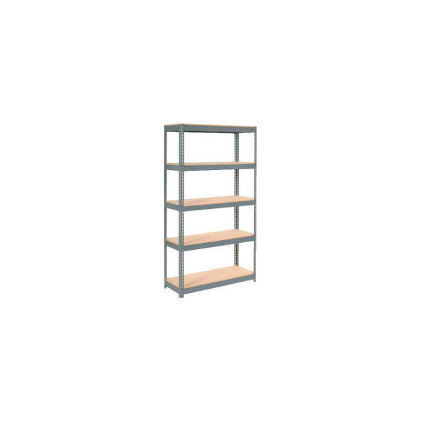 Global Industrial 5 Shelf Standard Duty Boltless Shelving Starter 48""Wx24""Dx60