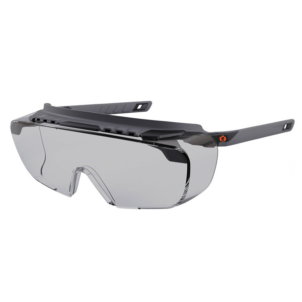 OSMIN, Safety Glasses, Anti-Fog, Indoor/Outdoor Lens, Matte Black Frame