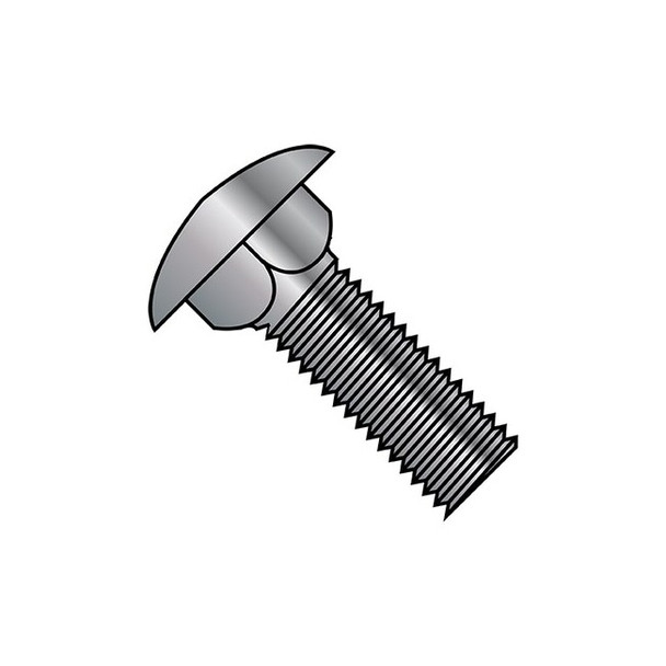 Manufacturer Varies Carriage Bolt, Square Neck, Steel, Galvanized, 100 PK 5072CG
