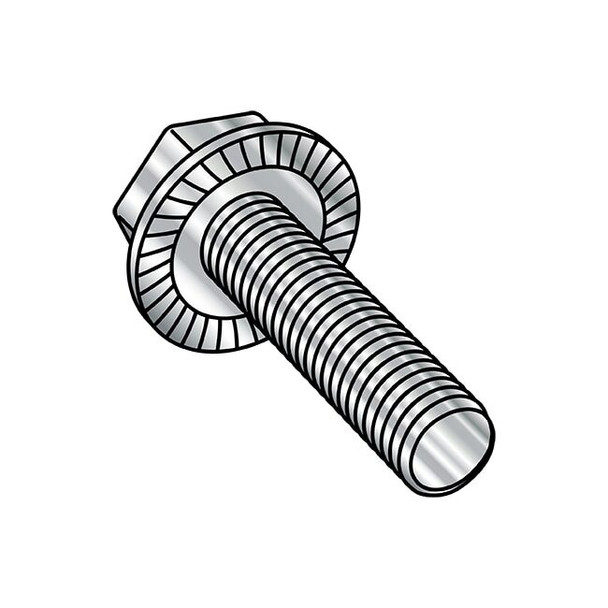 5/16-18X3/8 SERRTED HWH FLANG FT 18-8 STAINLESS STEEL,PK1000