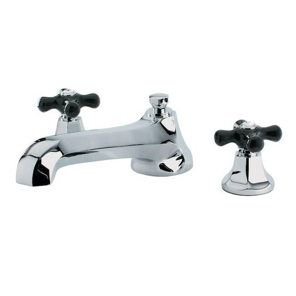 Kingston Brass KS4301PKX Roman Tub Filler with Cross Handle KS4301PKX