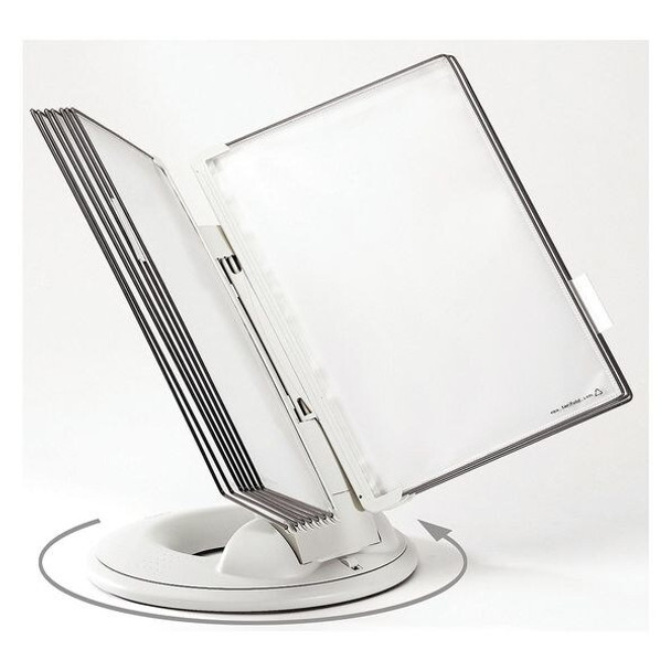 Tarifold Orbital Desk Ref Disposal,10 Pockets,Gry R281