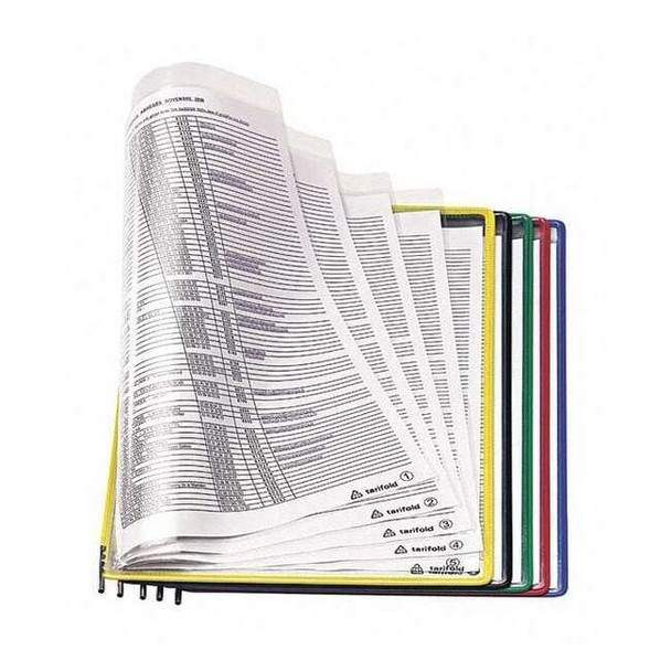 Tarifold Display Fold Pockets,Assorted,PK5 P095F