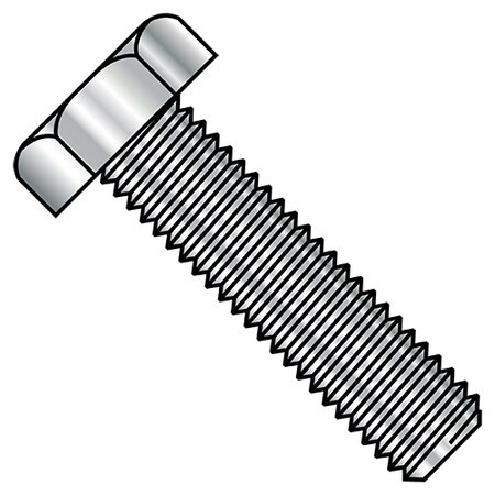 18-8, 1/2"-13 Hex Head Tap Bolt, Plain Stainless Steel, 3 in L, 50 PK