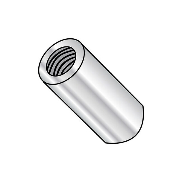 Round Standoffs, #8-32 Thrd Sz, 3/8 in Bd L, Aluminum 1/4 in OD, 1000 PK