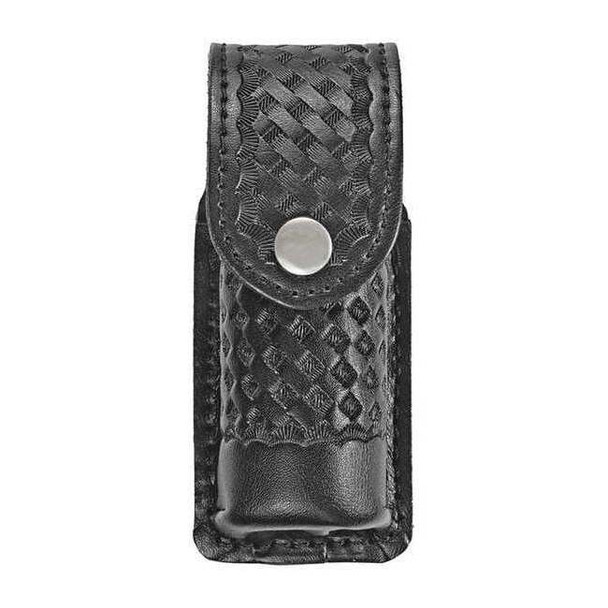 Heros Pride Pepper Spray Holster, Synthetic Leather, Black, S, Snap 1458WN