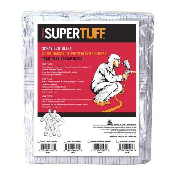 Trimaco Spray Suit,2XL,Fits Waist Size 29" 28034