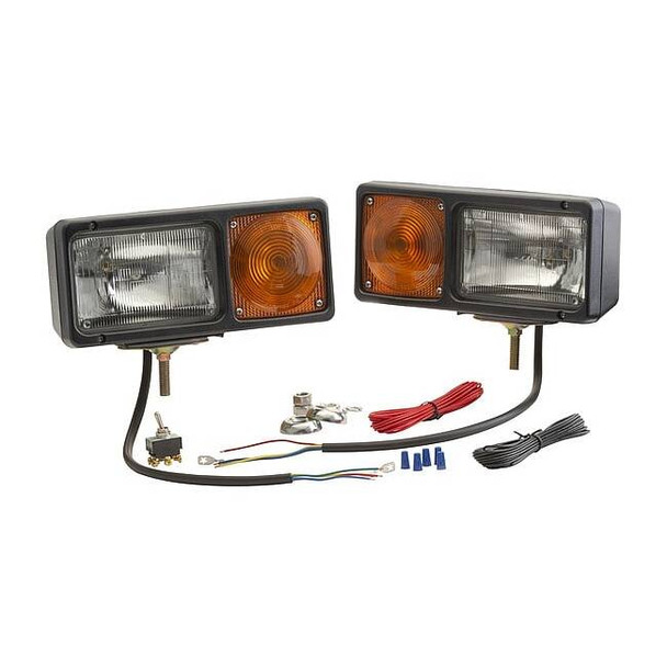 Grote Snow Plow Lights,40,000 lm/25,000 lm,PK2 64261-4