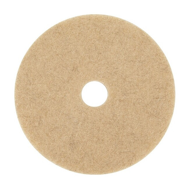 3m Burnishing Pad,21 in Dia,Tan,PK5 3500