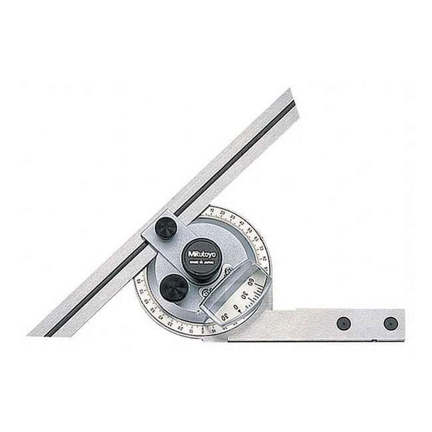 Mitutoyo Bevel Protractor,Graduations 1 deg 187-904-10