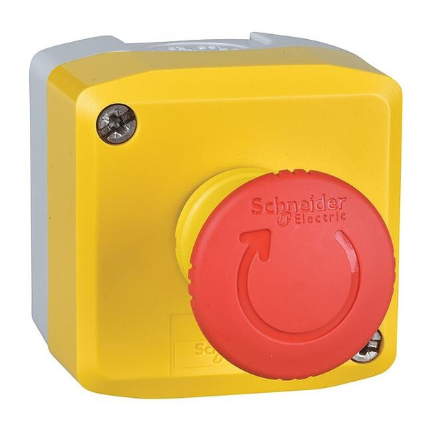 Schneider Electric Control Station, Dead-End, PushButton, Red XALACS1