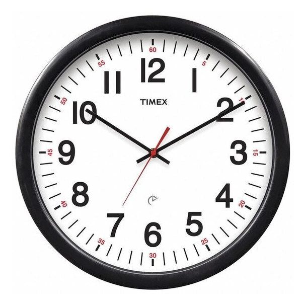 Acurite Set and Forget Wall Clock 14.25,w/5 Year 46032