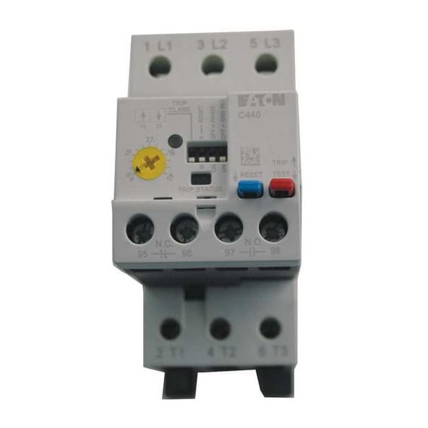 Eaton Overload Relay, 1NC/1NO, 1 A Min current, 5 A Max current XTOE005CCSS