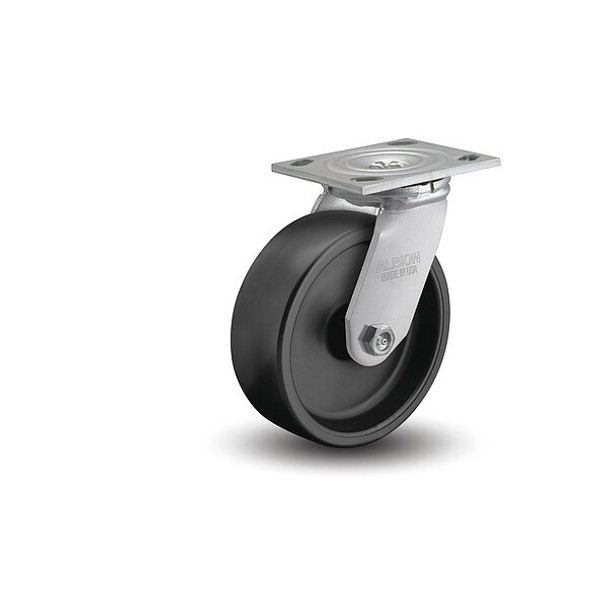 Albion PlateCaster,Swivel,Polypropylene,5 5/8"H 16PB04201S Albion PlateCaster,Swivel,Polypropylene,5 5/8"H 16PB04201S