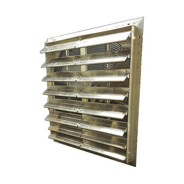 Dayton Shutter Mount Exhaust Fan, 30", 1 Speed, 5090 cfm, 115V 484X49