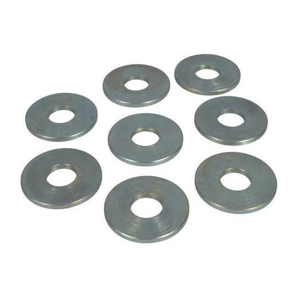 Dayton Flat Washer,1/2, Zinc Plated,PK8 PP60283G