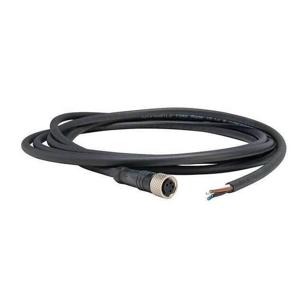 Telemecanique Sensors Cordset,16.4 ft.,Black,250VAC/300VDC XZCP0941L5