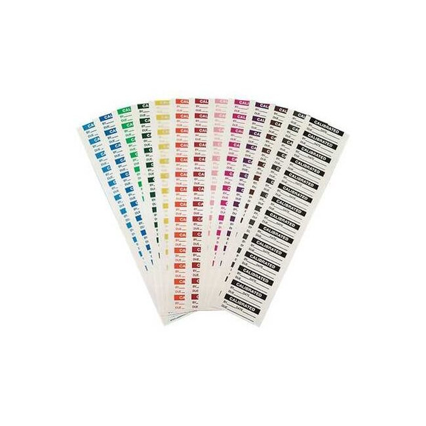Stranco Calibration Label Color Pack,ENG,PK182, TC1-COLOR-PACK TC1-COLOR-PACK