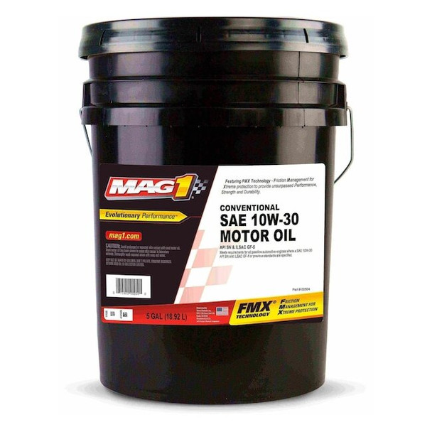 Mag 1 Engine Oil,10W-30,Conventional,5gal MAG00504