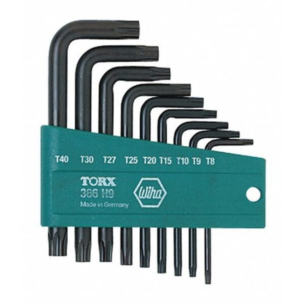 Wiha 9 Piece Torx? L-Shape, Torx? Key Set 36394