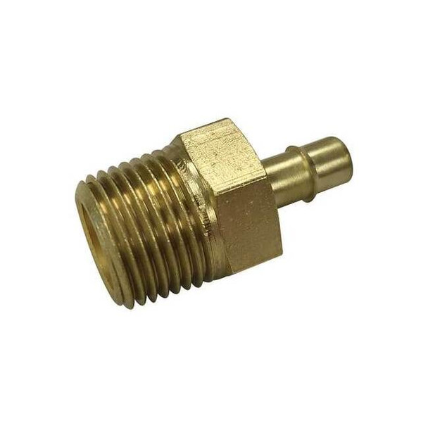 Mem-Co Straight, Brass, MNPT 3/8", Barbed 3/8" 3/8B8