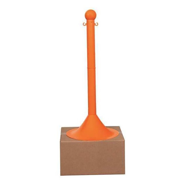 Manufacturer Varies Stanchion,Post Dia. 2",Safety Orange 93512