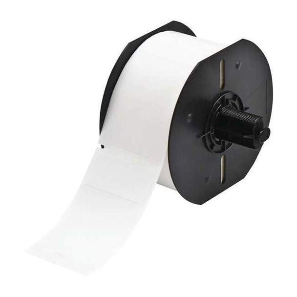 Brady Label Roll, White/Clear, Labels/Roll: 400 B33-27-427