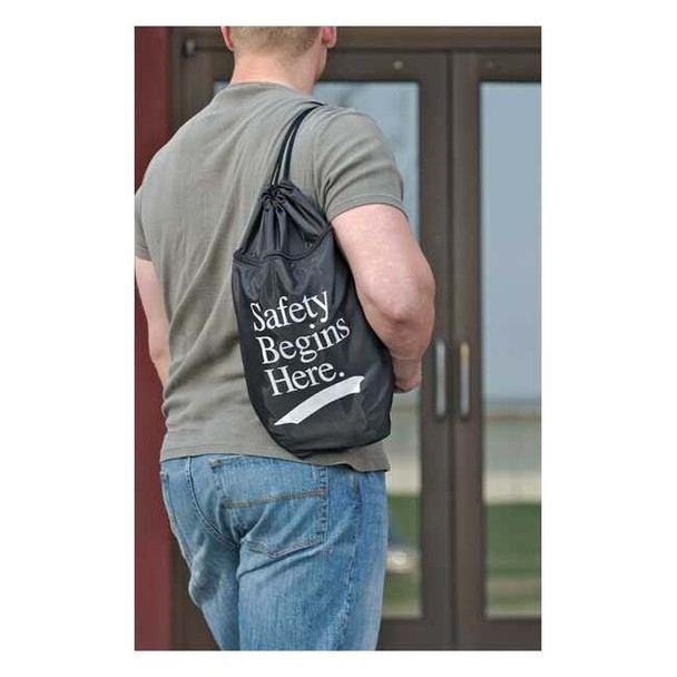 Quality Resource Group Backpack,Drawstring,Safety Begins Here N210/H